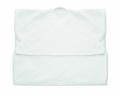 Cotton hooded baby towel, White