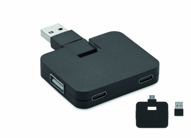 Logo trade promotional gifts picture of: 4 port USB hub