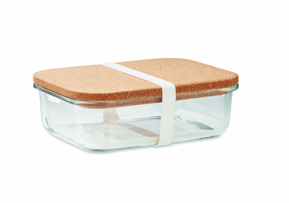 Logotrade business gift image of: Glass lunch box with cork lid