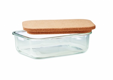 Logotrade business gifts photo of: Glass lunch box with cork lid