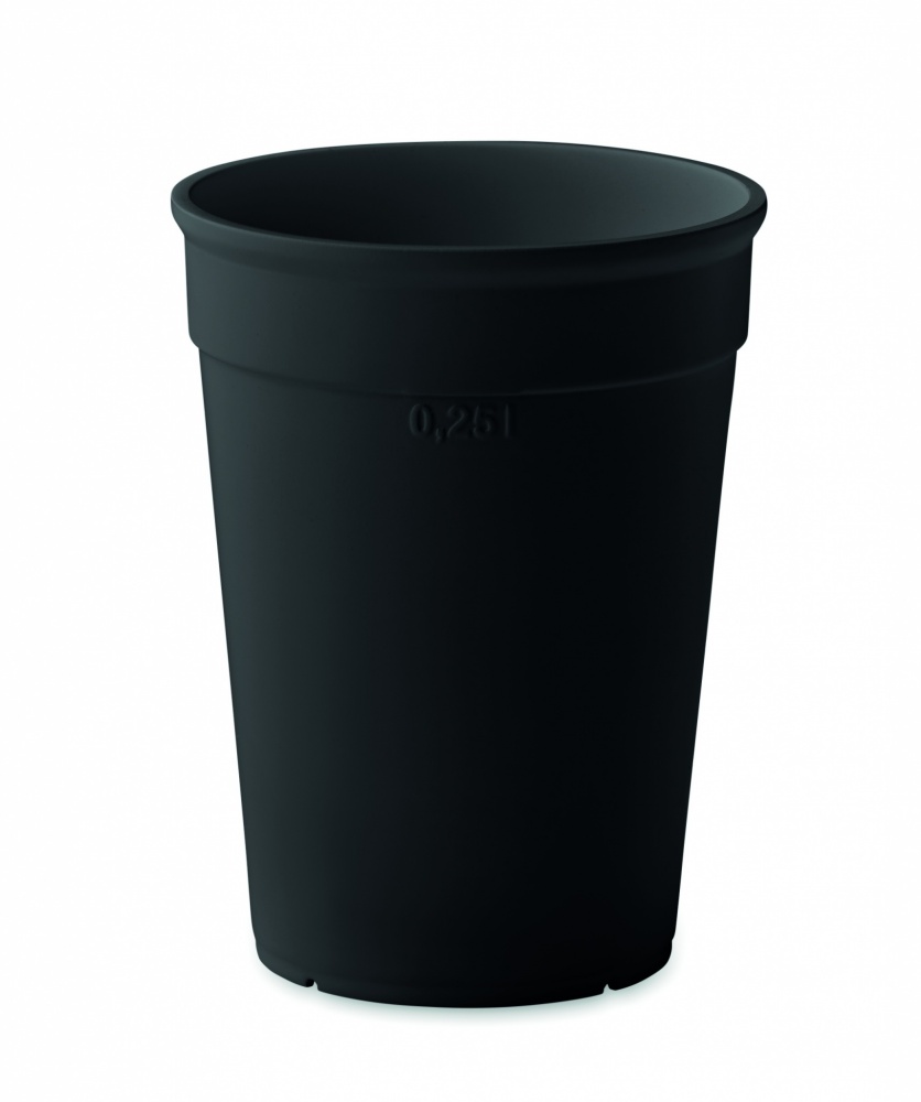 Logotrade promotional item picture of: Recycled PP cup capacity 250 ml