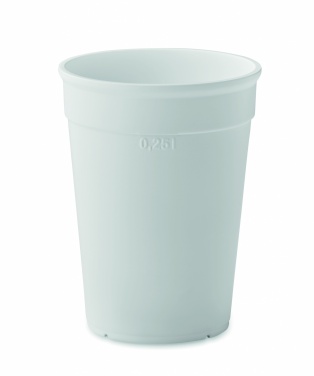 Logotrade promotional item picture of: Recycled PP cup capacity 250 ml