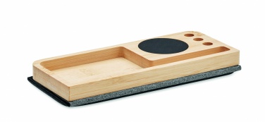 Logotrade promotional giveaway picture of: Wireless charger in bamboo 15W