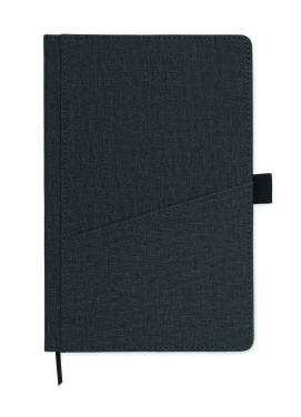 Logo trade advertising products image of: A5 notebook PU front pocket