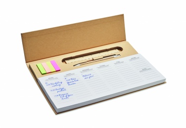 Logotrade corporate gift picture of: Weekly desktop planner