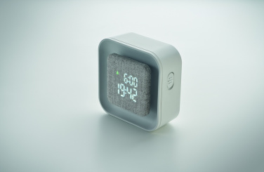 Logotrade corporate gift image of: Recycled ABS/RPET alarm clock Stuttgart