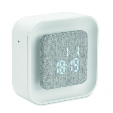 Logotrade promotional products photo of: Recycled ABS/RPET alarm clock Stuttgart