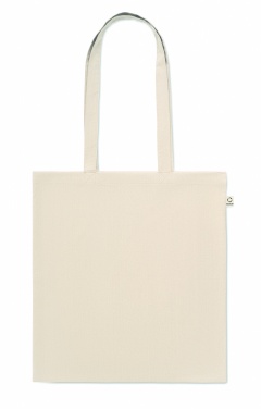 Logo trade promotional merchandise image of: Recycled cotton shopping bag