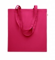 Recycled cotton shopping bag, Red