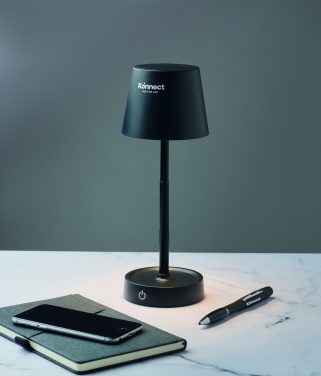 Logo trade promotional item photo of: USB rechargeable table lamp