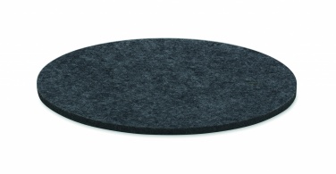 Logotrade promotional item picture of: Round coaster in RPET felt