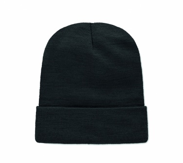 Logo trade promotional item photo of: Unisex beanie RPET polyester