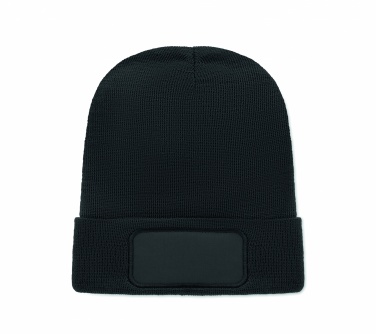 Logo trade promotional items picture of: Unisex beanie RPET polyester