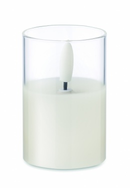 Logotrade promotional products photo of: LED wax candle in glass holder