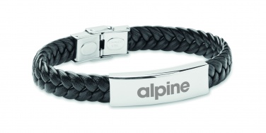 Logotrade promotional item picture of: Braided faux leather bracelet