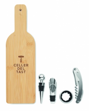 Logotrade business gifts photo of: Bottle shaped wine set