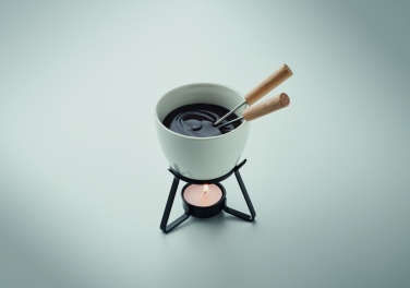 Logo trade promotional items image of: Ceramic fondue set 240 ml