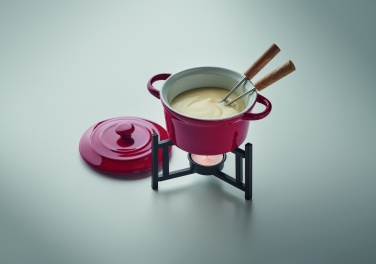 Logo trade promotional gift photo of: Ceramic fondue set 300 ml