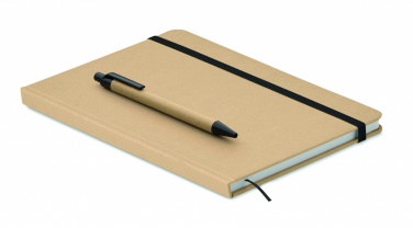 Logo trade promotional item photo of: A5 notebook in recycled carton