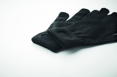 Logotrade promotional product picture of: Knitted gloves in RPET