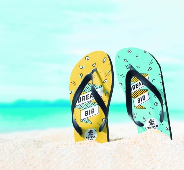 Logotrade promotional giveaway image of: Sublimation beach slippers