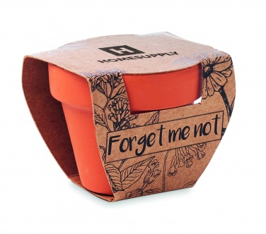 Logotrade corporate gift image of: Terracotta pot 'forget me not'