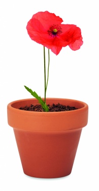 Logotrade promotional giveaway picture of: Terracotta pot 'poppy'