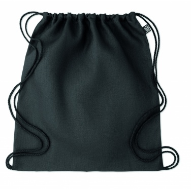 Logotrade corporate gift image of: Hemp drawstring bag 200 gr/m²