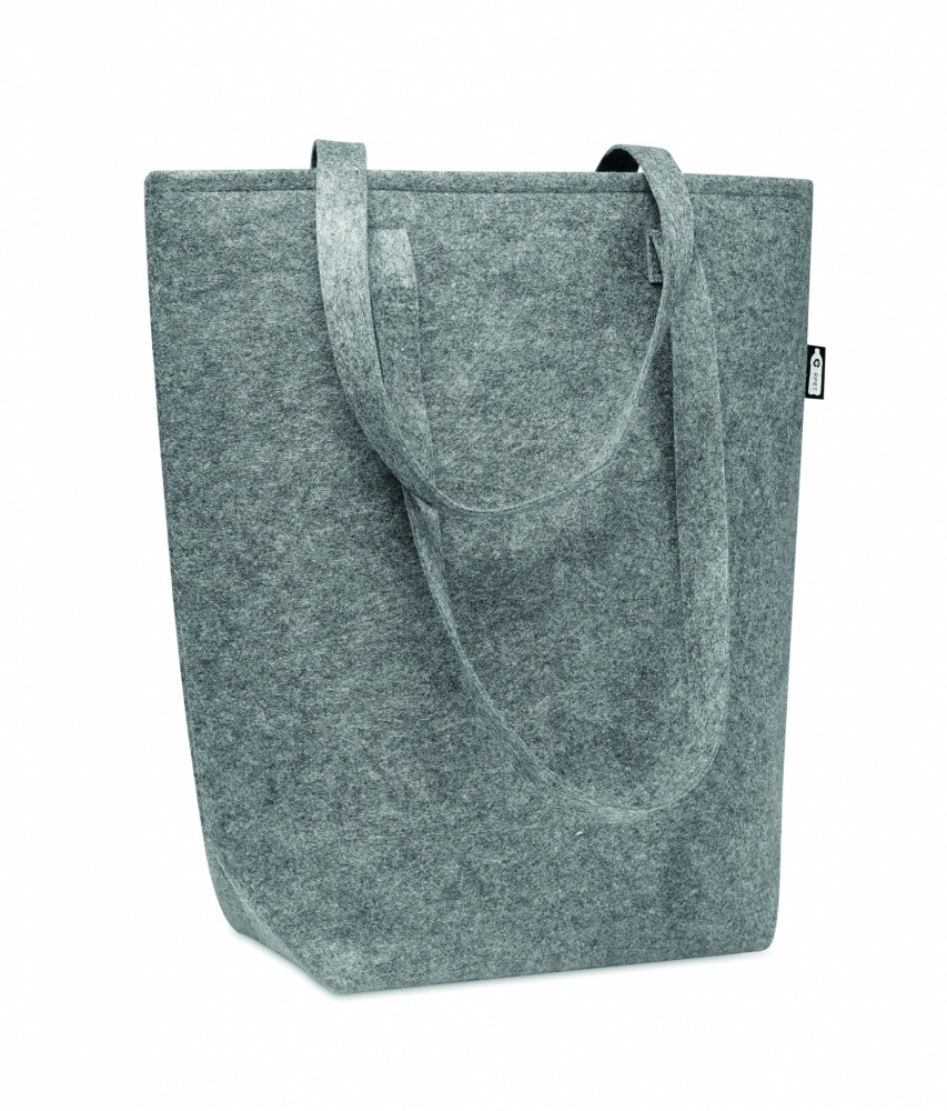 Logotrade business gifts photo of: RPET felt shopping bag