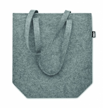 Logo trade promotional giveaways picture of: RPET felt shopping bag