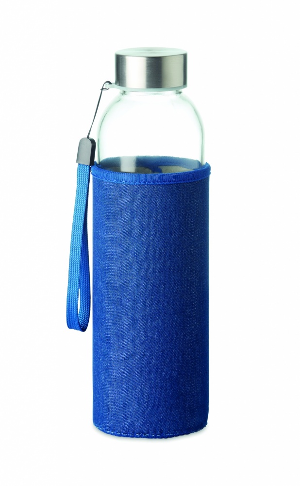 Logotrade corporate gift picture of: Glass bottle in pouch 500 ml