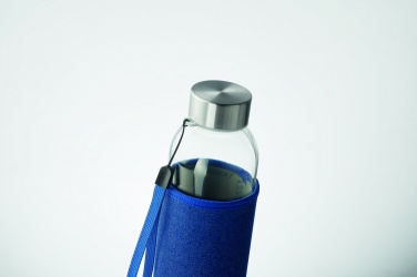 Logo trade business gift photo of: Glass bottle in pouch 500 ml