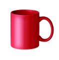 Coloured ceramic mug 300ml, Red