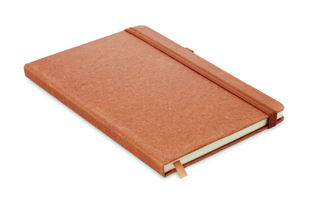 Logo trade advertising products image of: Recycled Leather A5 notebook