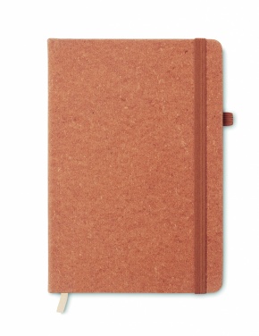 Logo trade promotional gift photo of: Recycled Leather A5 notebook