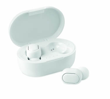 Logo trade promotional products picture of: Recycled ABS TWS earbuds