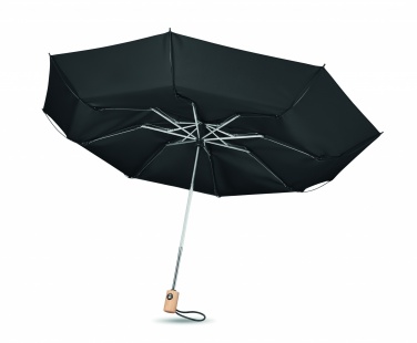 Logo trade corporate gifts image of: 23 inch 190T RPET umbrella