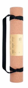 Logo trade promotional merchandise picture of: Cork yoga mat