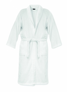 Logo trade promotional item photo of: Bathrobe organic cotton XL/XXL