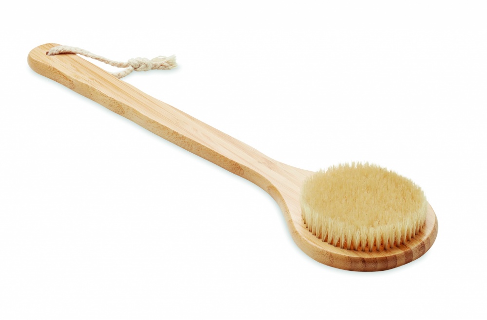 Logo trade promotional merchandise photo of: Bamboo bath brush