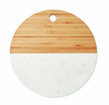 Logo trade promotional products image of: Marble/ bamboo serving board