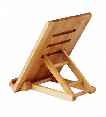 Logotrade promotional product picture of: Bamboo tablet stand TUANUI