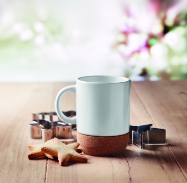 Logotrade advertising product picture of: Sublimation mug with cork base