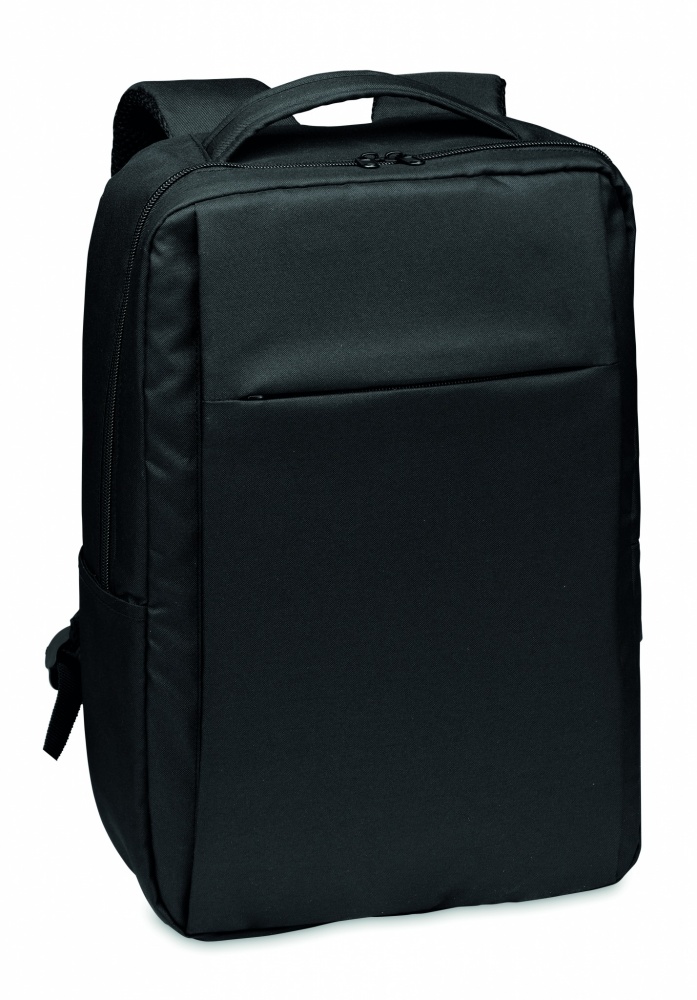 Logotrade promotional merchandise picture of: Laptop backpack in 300D RPET