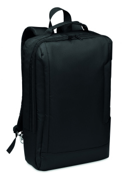 Logo trade advertising products picture of: Laptop backpack in 300D RPET