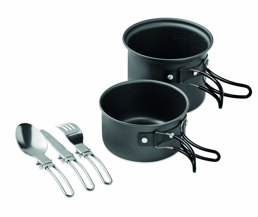 Logotrade promotional gifts photo of: 2 camping pots with cutlery