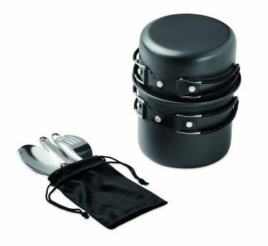 Logotrade corporate gift picture of: 2 camping pots with cutlery