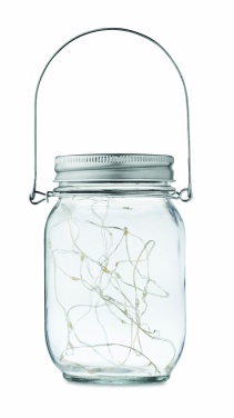 Logo trade corporate gift photo of: Solar mason jar outdoor lamp