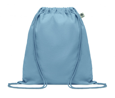 Logo trade promotional product photo of: Organic cotton drawstring bag