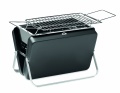 Portable barbecue and stand, Black